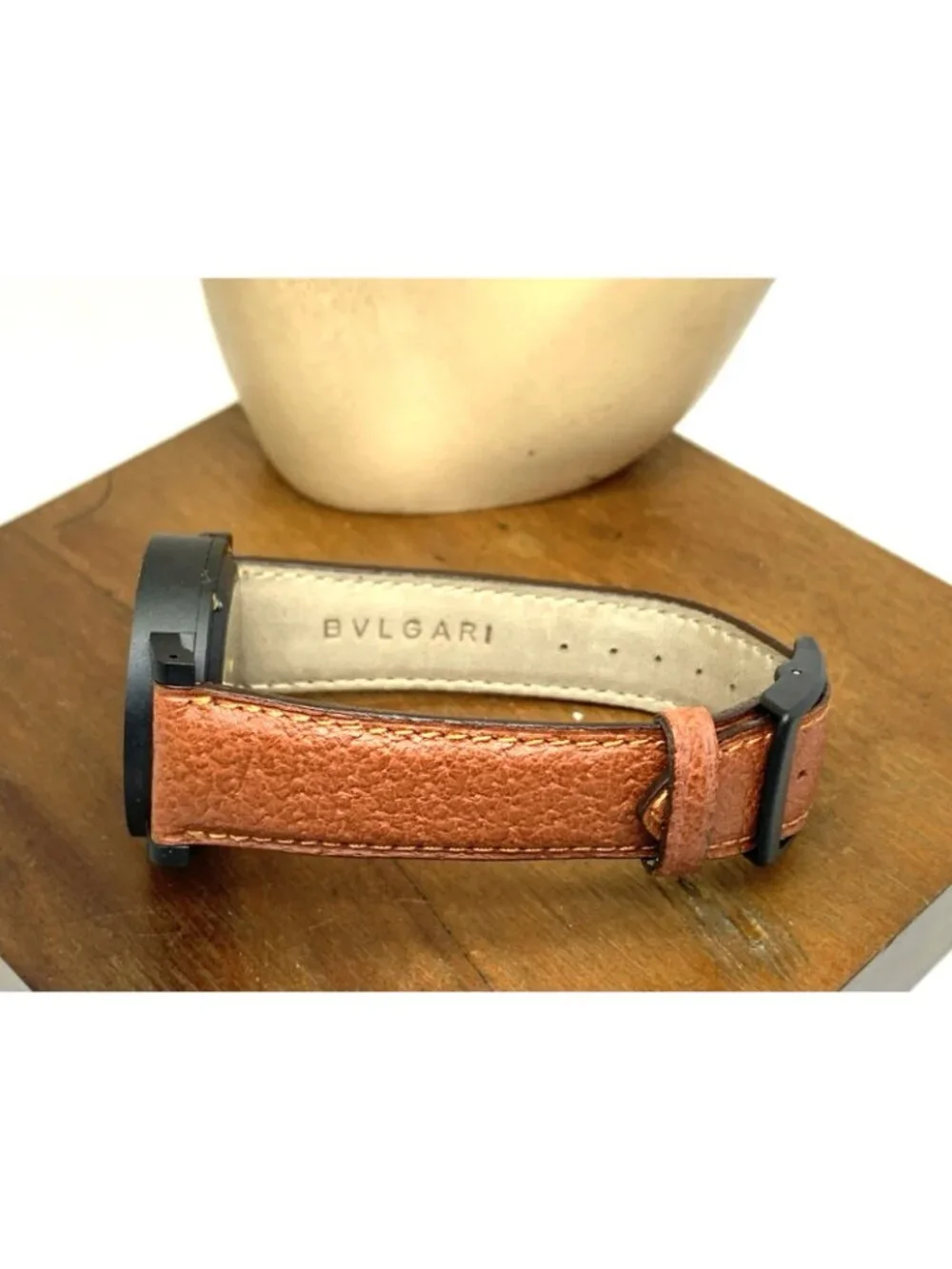 Bvlgari Watch Limited Edition Jeddah Swiss Automatic Black Dial Leather 34mm